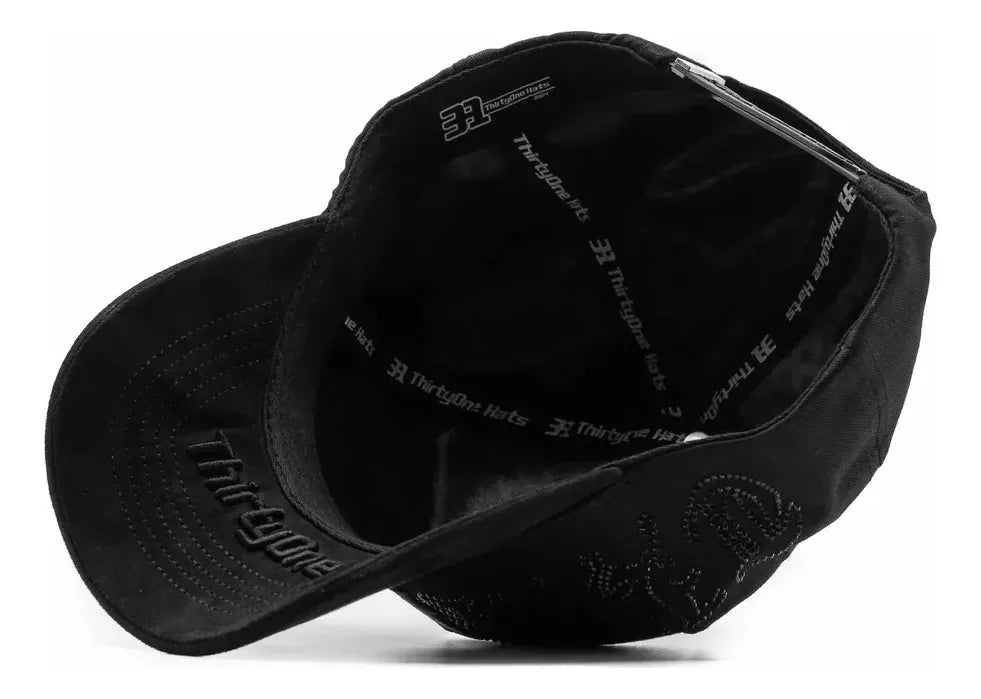 31hats - Crystals Black