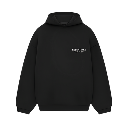 Fear of God Essentials Hoodie (SS24) - Letras Blancas