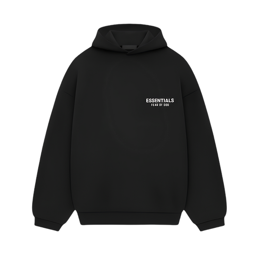 Fear of God Essentials Hoodie (SS24) - Letras Blancas