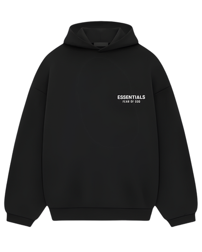 Fear of God Essentials Hoodie (SS24) - Letras Blancas