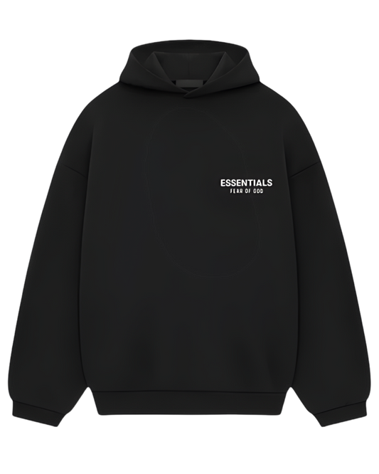Fear of God Essentials Hoodie (SS24) - Letras Blancas